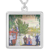 Festive Gathering, 1910 necklaces