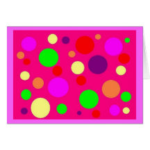 festive happy birthday! greeting card