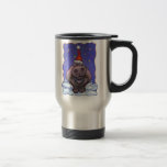 Festive Hippo Holiday Coffee Mugs