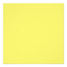 FFFF66 Yellow Square Solid Background Custom Invites