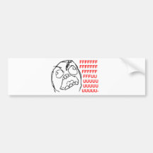 FFFUUUUU BUMPER STICKERS