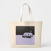 Fiat 500, 1959 - Black on light Bag