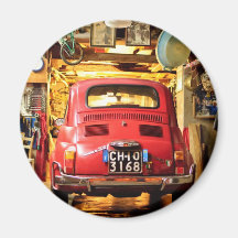 Fiat 500 in Italy Magnet