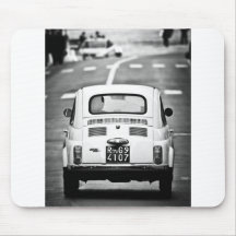 Fiat 500 in Rome, Italy Mouse Mat