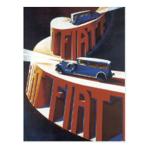 Fiat Post Cards