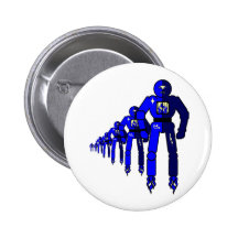 Fibonacci Robots Pinback Buttons