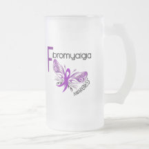 Fibromyalgia BUTTERFLY 3 Coffee Mugs