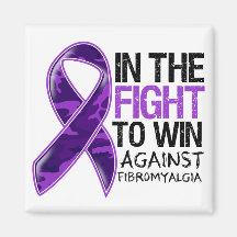 Fibromyalgia - Fight To Win Magnet