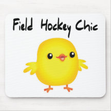 Field Hockey Chic Mousepads