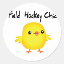 Field Hockey Chic Stickers
