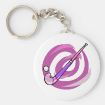 Field Hockey Key Chain