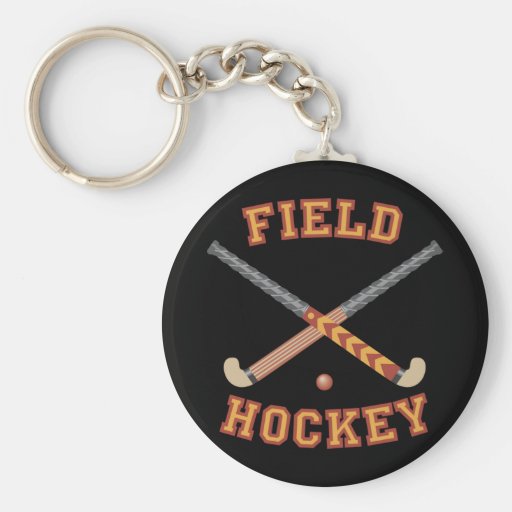 Field Hockey Sticks Key Chains