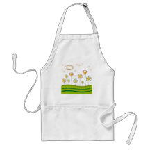 field of daisies aprons