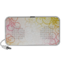 Field Of Flower - Yellow Travel Speakers