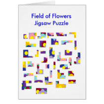 Field of FlowersJigsaw Puzzle cards