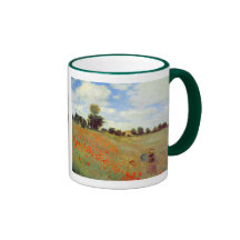 Field of Poppies, Claude Monet Coffee Mugs