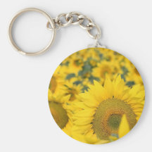 Field of Sunflowers Keychain