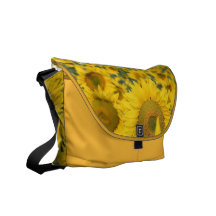 Field of Sunflowers Messenger Bag