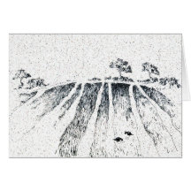 Field with Crows by Alexandra Cook aka Linandara Greeting Cards