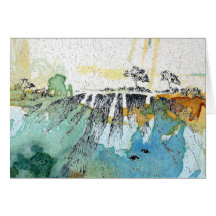 Field with Crows by Alexandra Cook aka Linandara Greeting Cards