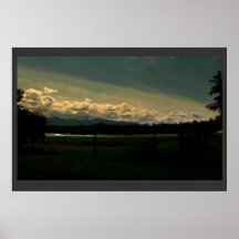 Fields of green print