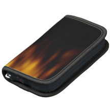 Fiery Hot Flames Backdrop Folio Planners