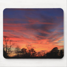 Fiery Sunset Mousemat