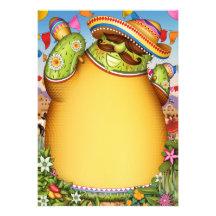 Fiesta Party Inviations Fiesta Stationery Announcement