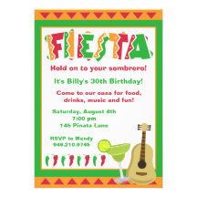 Fiesta Party Invitation