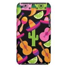 Fiesta Party Sombrero Cactus Limes Peppers Maracas iPod Touch Cases