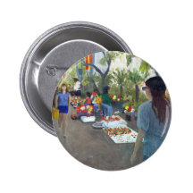 Fiesta Sidewalk Pinback Buttons
