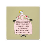 Fifi ~ CHANGE DRESS COLOR 16x16 2.5"Thick canvas prints