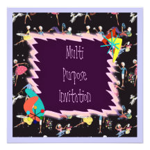 Fifties Girl invitation