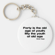 Fifty, The Youth Of Old Age design Key Chain