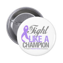 Fight Like a Champion - General Cancer Awareness Pin