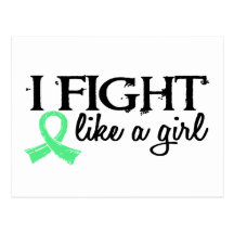 Fight Like A Girl 18.7 Celiac Disease Postcards