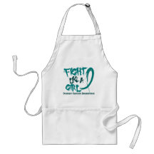 Fight Like A Girl 5.3 Ovarian Cancer Apron
