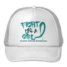 Fight Like A Girl 5.3 Ovarian Cancer Mesh Hats