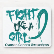 Fight Like A Girl 5.3 Ovarian Cancer Mousemat
