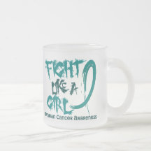Fight Like A Girl 5.3 Ovarian Cancer Mug