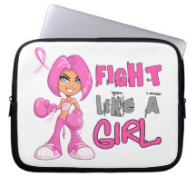 Fight Like a Girl Breast Cancer 42.8.png Computer Sleeves