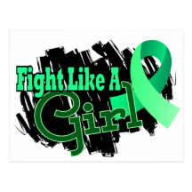 Fight Like A Girl Celiac Disease 17.8 Postcard