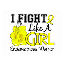 Fight Like A Girl Endometriosis 15.2 Postcards