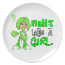 Fight Like a Girl Lyme Disease 42.8.png Dinner Plate