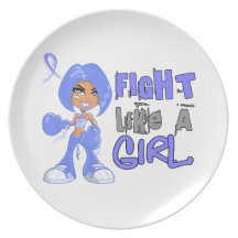 Fight Like a Girl Thyroid Disease 42.8.png Party Plate