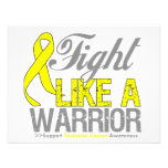 Fight Like a Warrior Testicular Cancer Personalized Invitations
