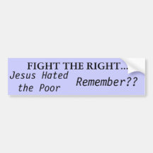 FIGHT THE RIGHT II BUMPER STICKER
