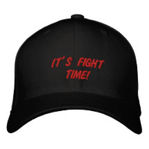 fight time hat embroidered hats