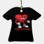 Fighting For Your Heart Christmas Tree Ornament