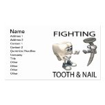 Fighting Tooth And Nail Business Card